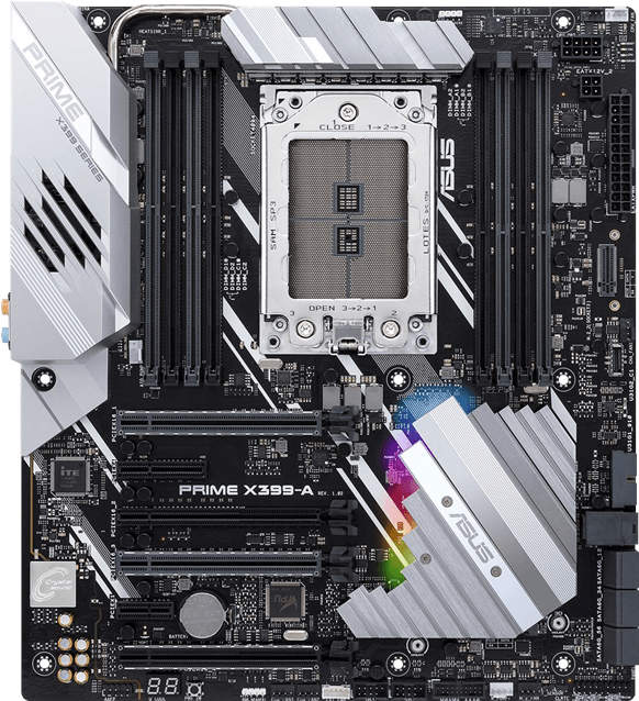 Prime X399 A, Amd X399 Chipset, Tr4, E Atx Motherboard - Asus Prime X399 A Tr4 Clipart (700x700), Png Download