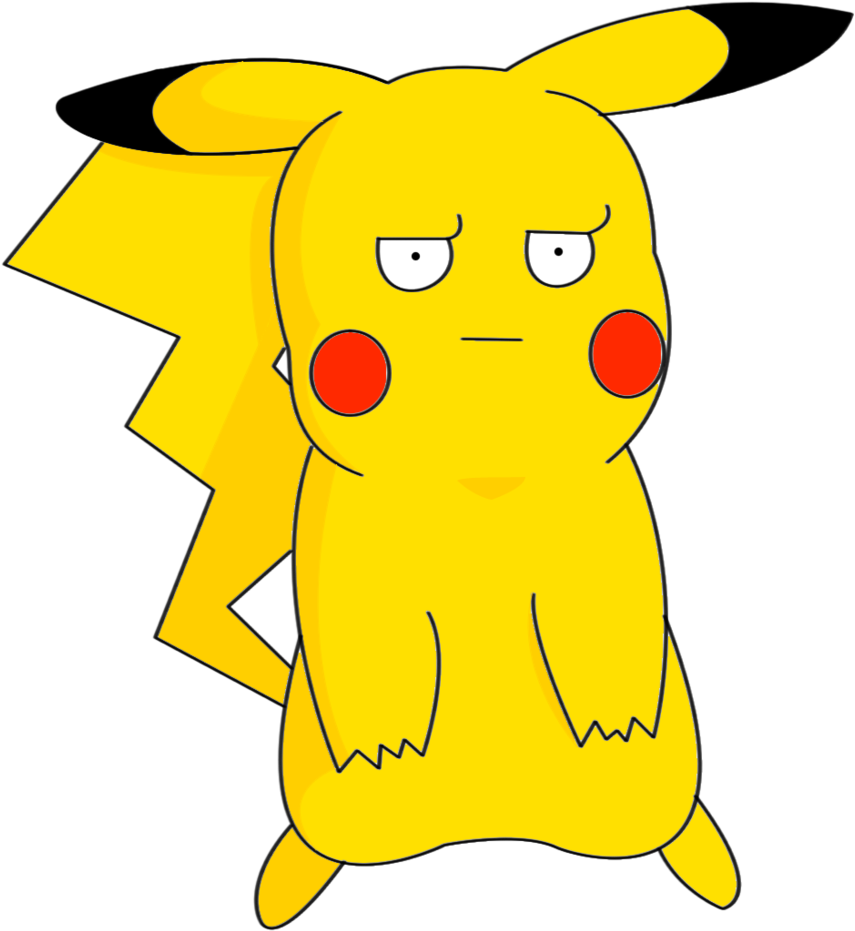 Pikachu For Tumblr - Pikachu Clipart (855x931), Png Download