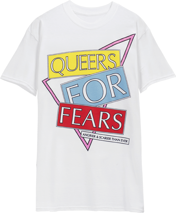 Queers For Fears T-shirt - Active Shirt Clipart (575x740), Png Download