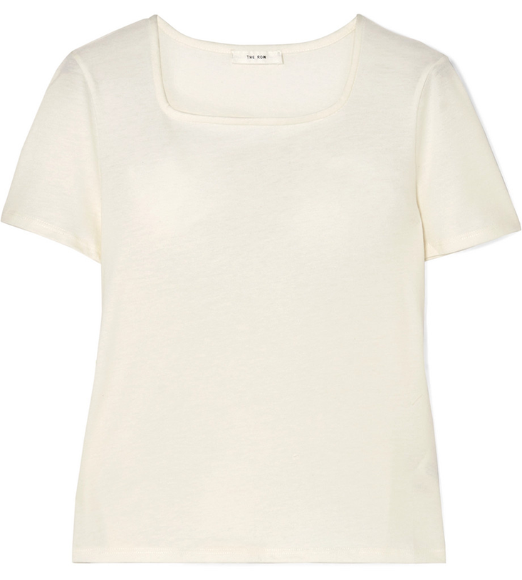 Jackie Cotton Cashmere Blend T Shirt - Active Shirt Clipart (733x813), Png Download