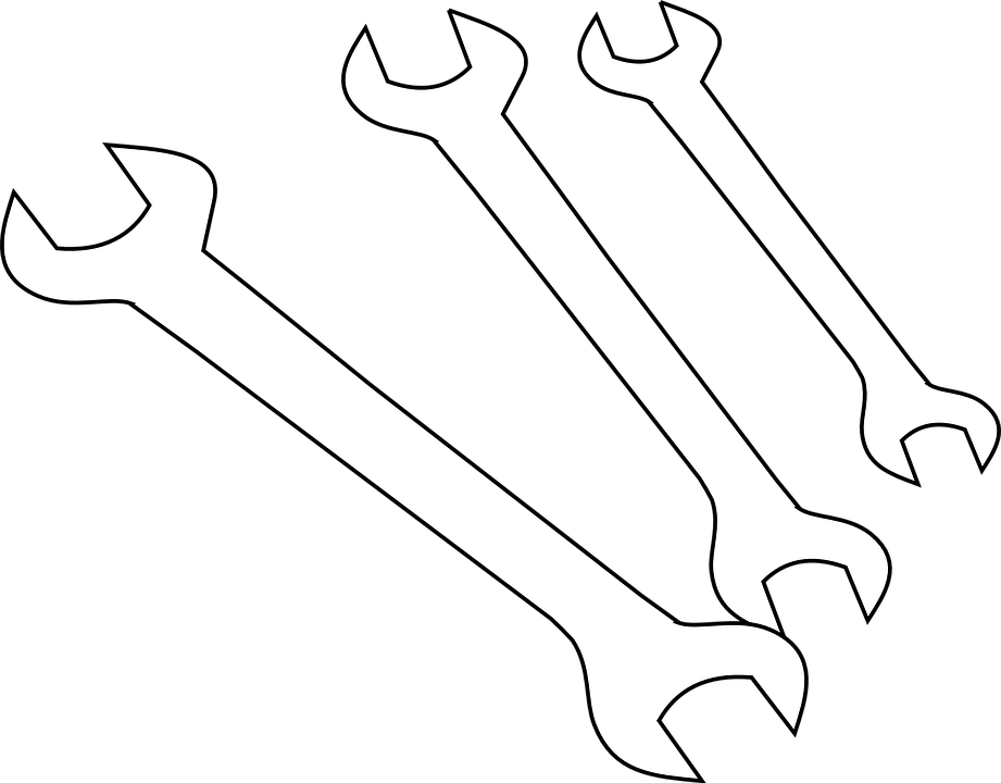 Hardware Outline Free Vector Graphic On Pixabay Animasi Kunci Bengkel Clipart Large Size Png Image Pikpng