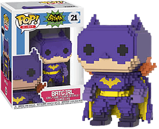 Batgirl 1966 8-bit Purple Pop Vinyl Figure - Funko Pop Boss Baby Clipart (600x600), Png Download