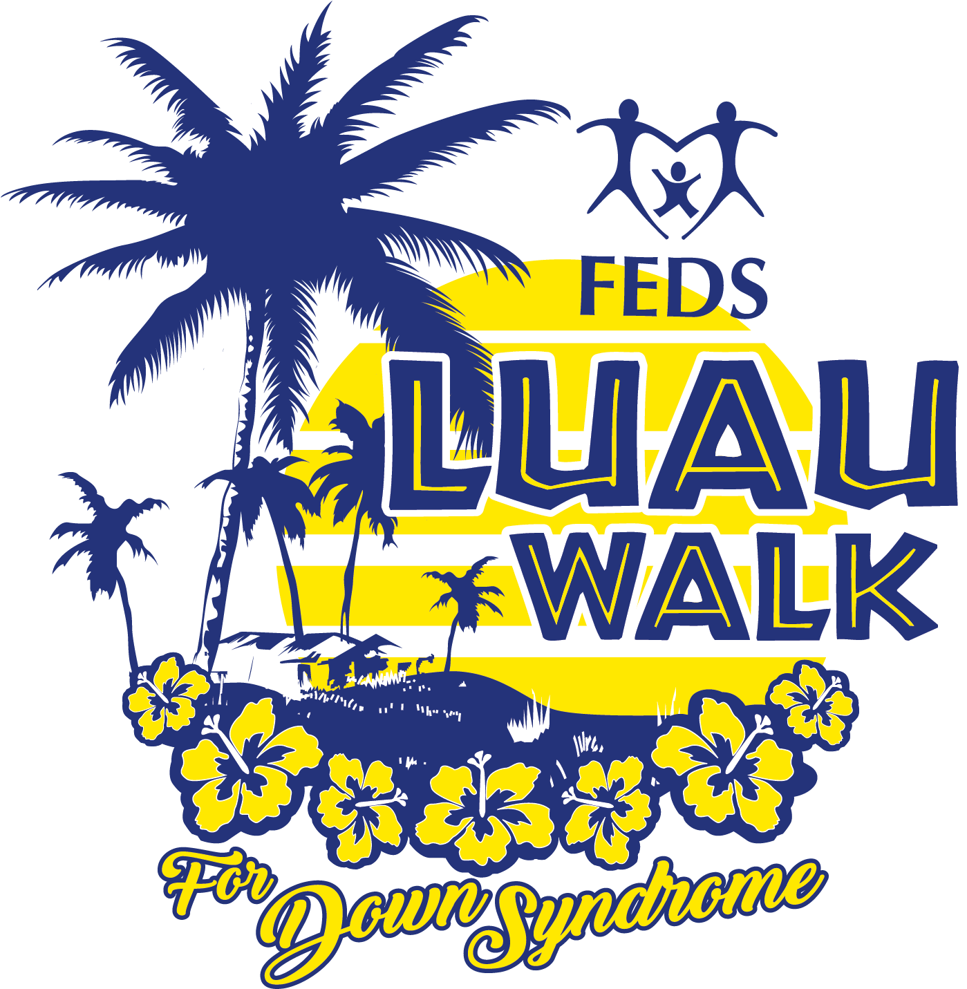 Luau Walk Clipart (1521x1517), Png Download