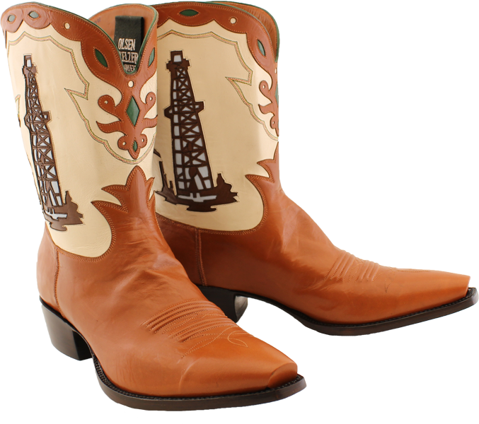 Olsen Stelzer Boots073 - Cowboy Boot Clipart (677x600), Png Download