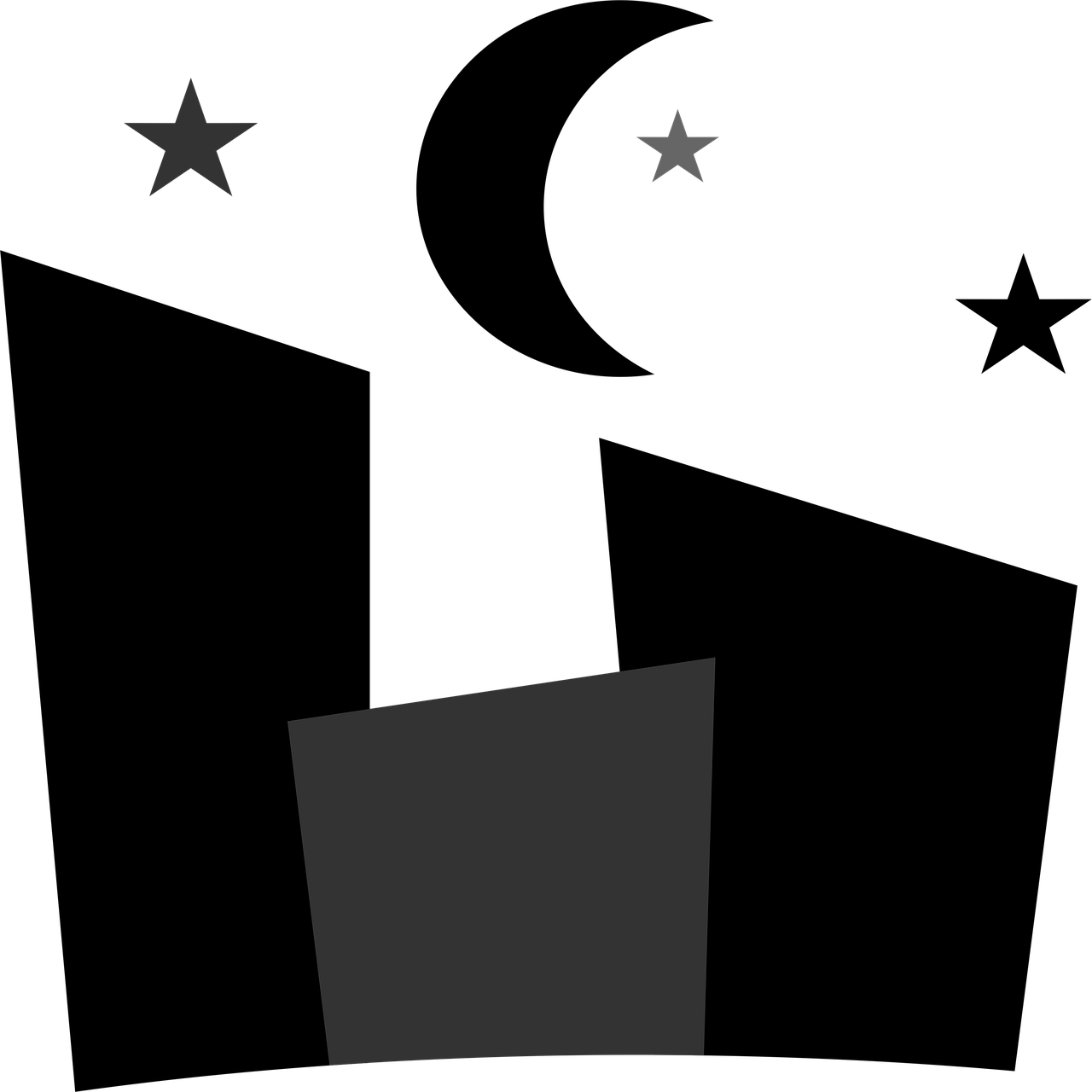 Night City At Night Buildings Png Image - Dog Club Logo Clipart (1280x1280), Png Download