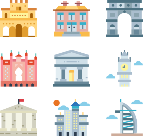 Buildings Clipart (600x564), Png Download