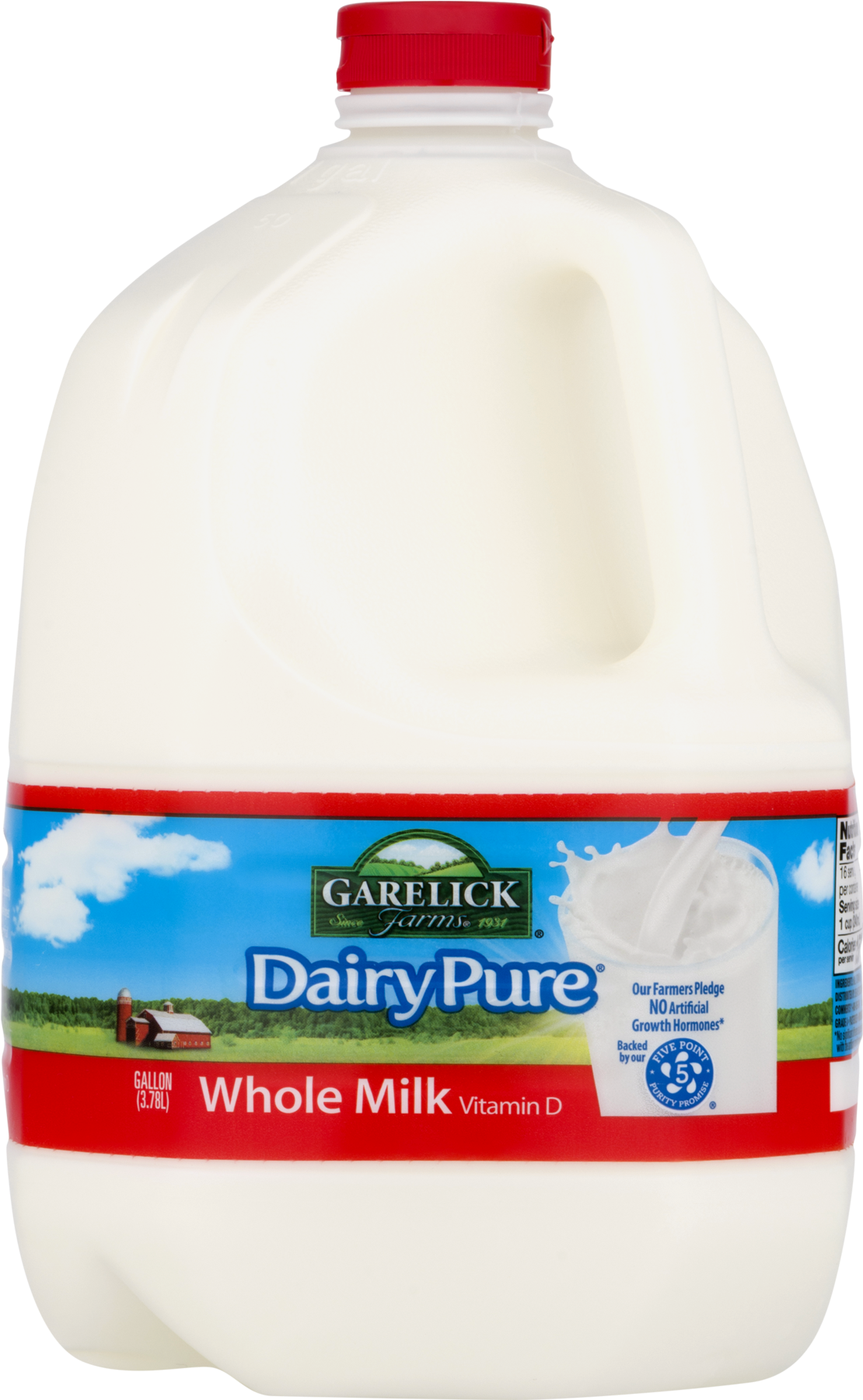 Dairy Pure Whole Milk, 1 Gallon - Dairy Pure Clipart (1800x1800), Png Download