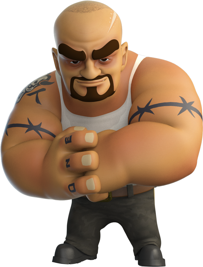 Gang Nations Thug , Png Download - Cartoon Thug Png Clipart (678x892), Png Download