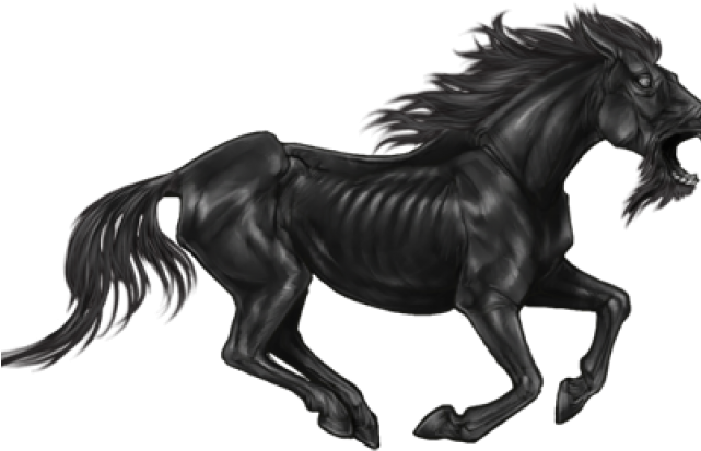 Apocalyptic Clipart White Horse - Lioden White Horse Of Pestilence - Png Download (640x480), Png Download