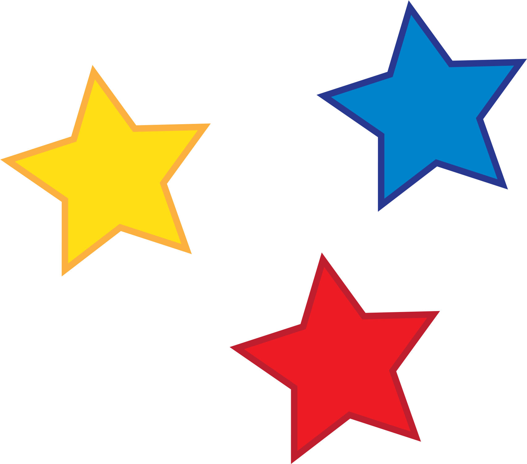 Stars - Central California Women's Conference 2017 Clipart (1714x1509), Png Download