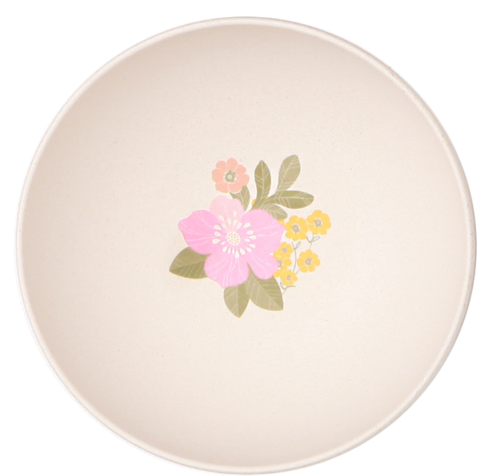 Flowers Small Bowl - Plate Clipart (688x667), Png Download