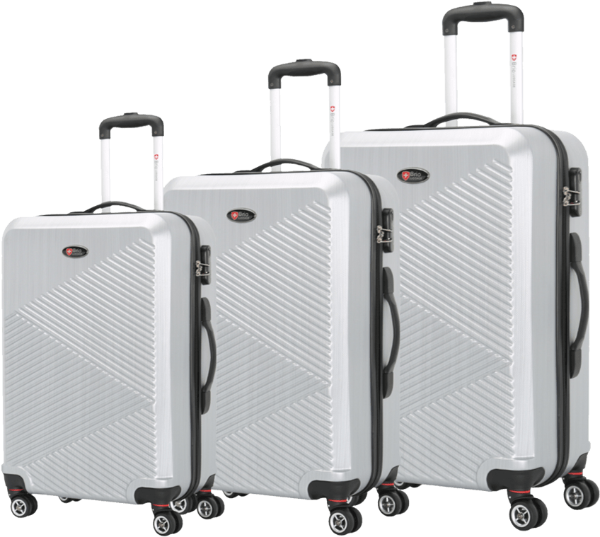 Brio 3-piece Hardside Pet Spinner Luggage Set - Baggage Clipart (864x864), Png Download