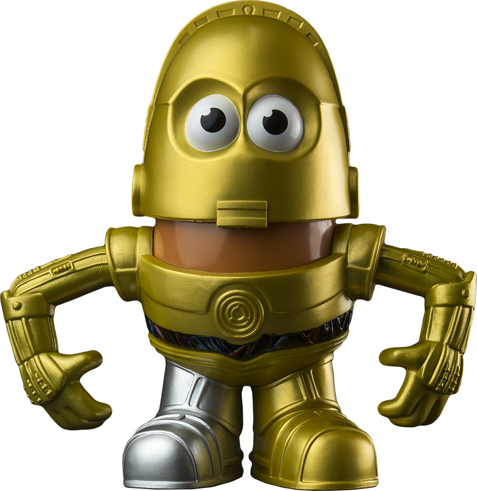 Star - Potato Robot Clipart (971x1000), Png Download