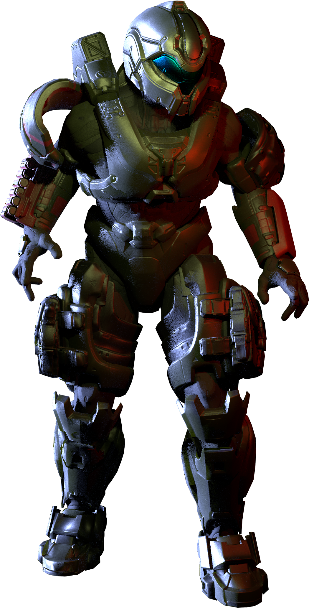 Spartan D-666 [halo 5 Armor Mashup] - Breastplate Clipart (1049x2063), Png Download
