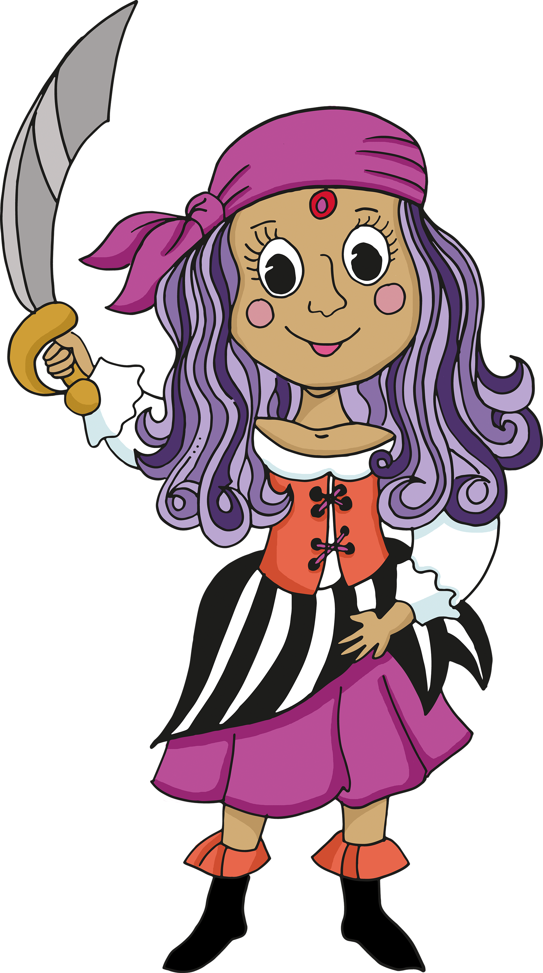 Destiny Pirate Picture Amazon Com Playskool Friends - Pirate Clipart (1772x3173), Png Download