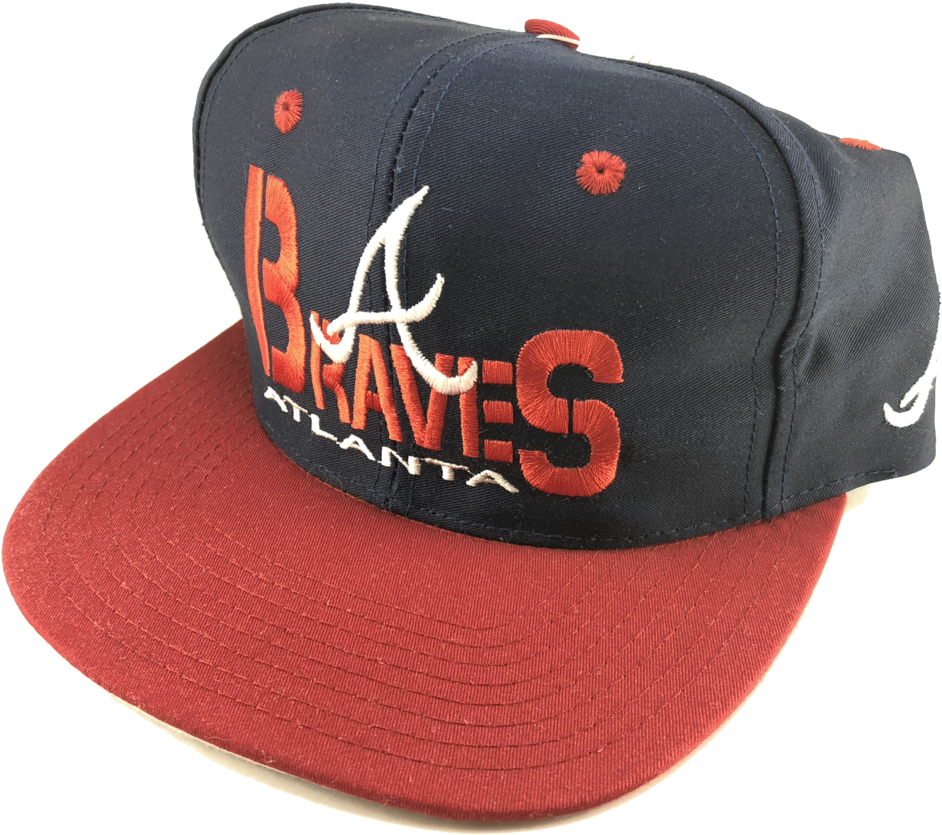 Atlanta Braves “big A” Snapback - Denver Nuggets Vintage Cap Clipart (942x835), Png Download