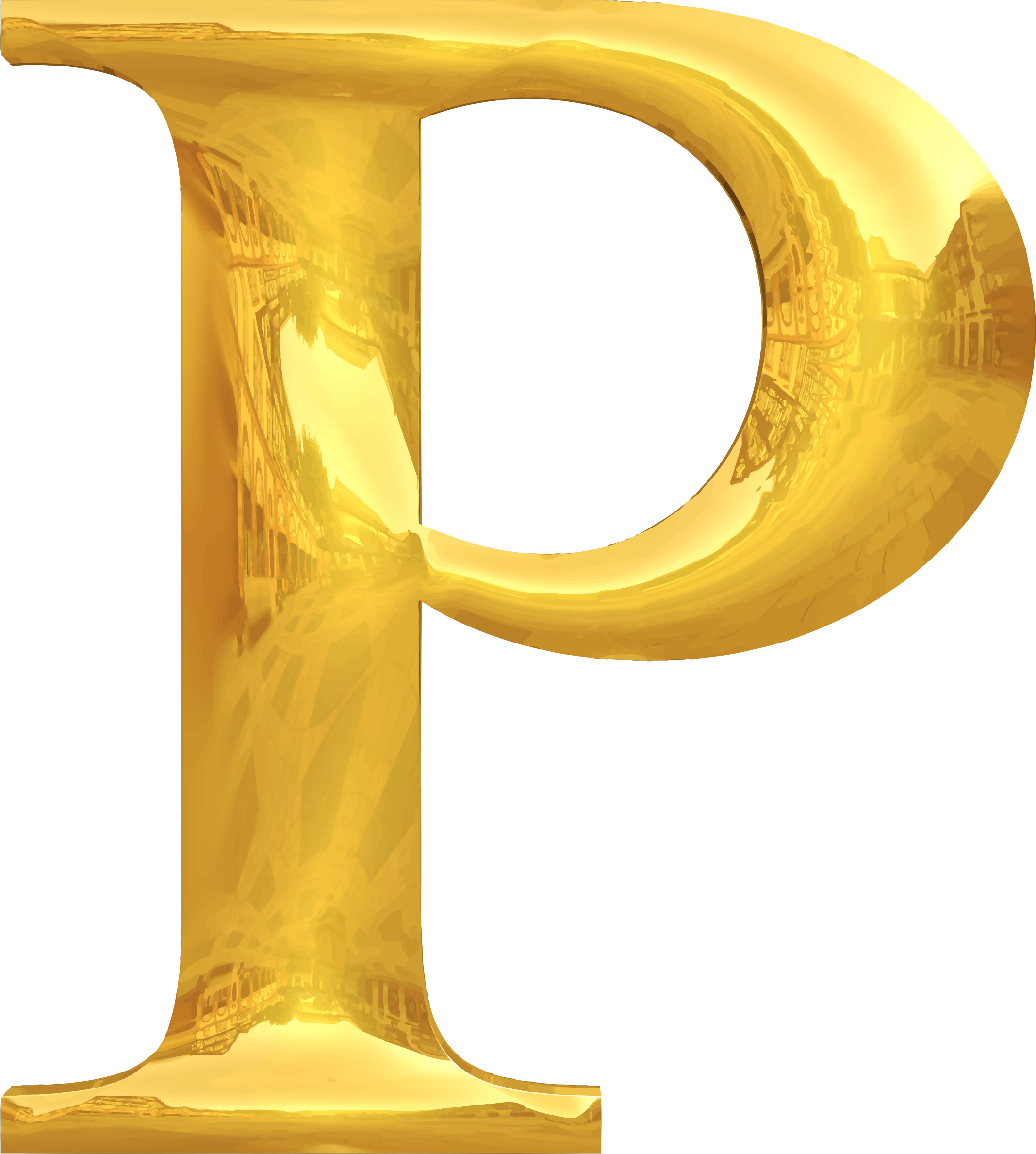 Golden Png Clipart (2135x2378), Png Download