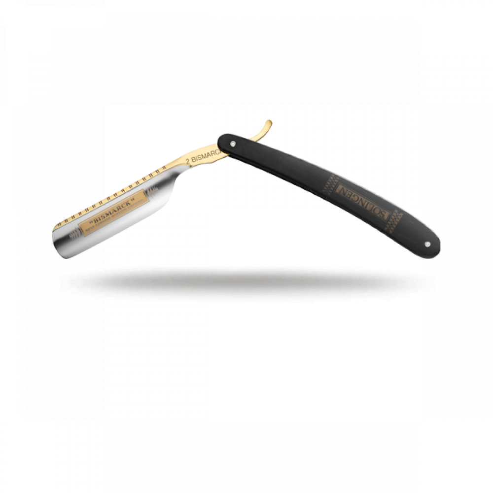 Ebony Bismarck Etched With 24-karat Gold 6/8 - Clothes Hanger Clipart (1000x1000), Png Download