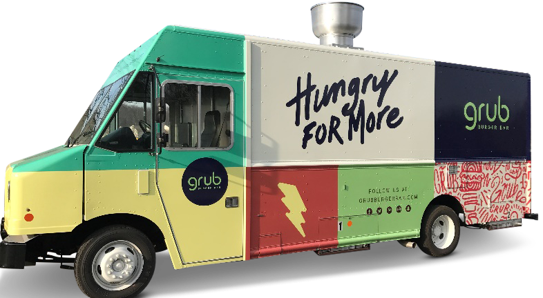 Food Truck Png Transparent Background - Van Clipart (786x432), Png Download