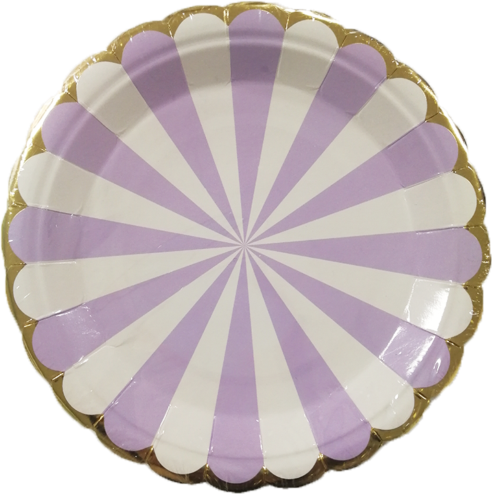 Fashion Design Gold Foil Divided Paper Plate - Background Photo Light Colour Clipart (717x719), Png Download