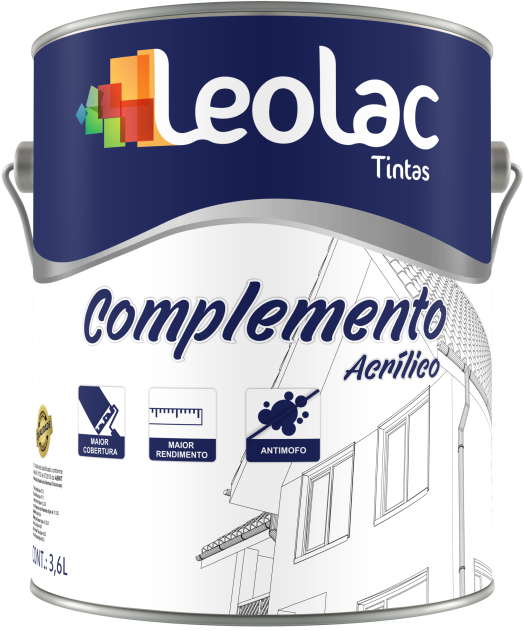 Uma Textura Com Acabamento Suave E De Fácil Nivelamento - Complemento Acrílico Leolac Clipart (523x631), Png Download