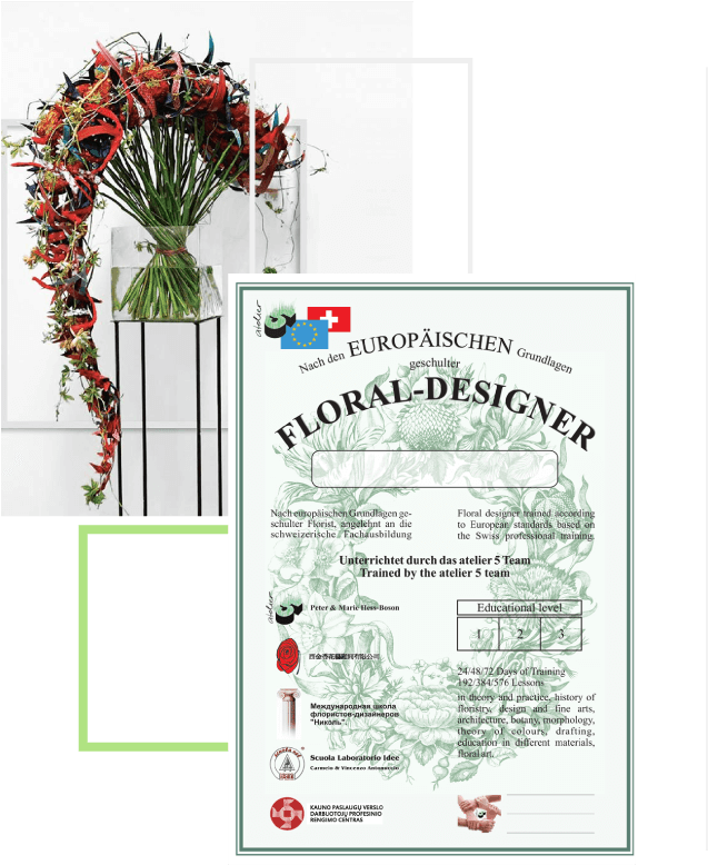 International 72-day Floral Design Course - Floral Design Clipart (670x830), Png Download