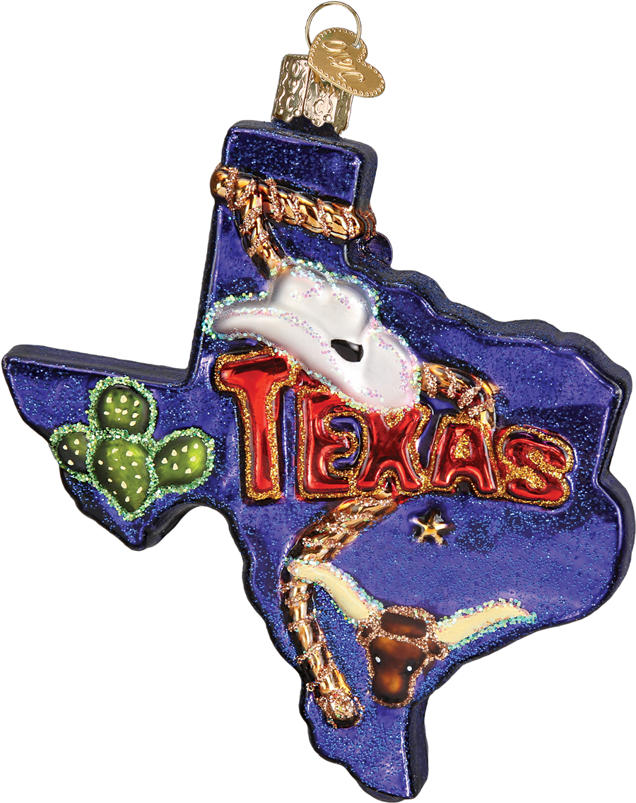 State Of Texas Ornament - Cross Clipart (900x1137), Png Download