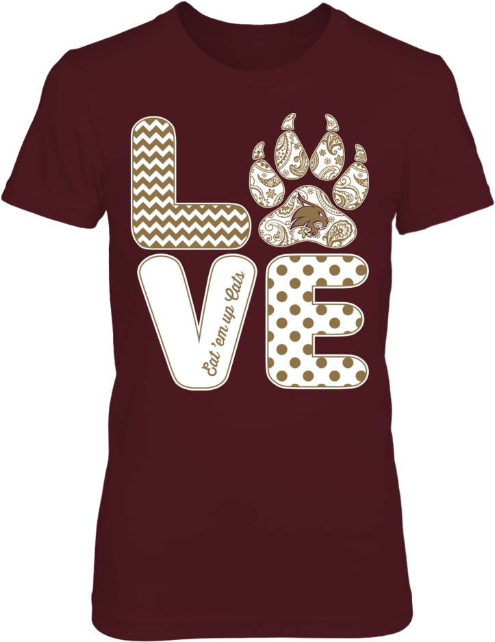Texas State Bobcats - Have 3 Sides T Shirt Clipart (1000x1000), Png Download