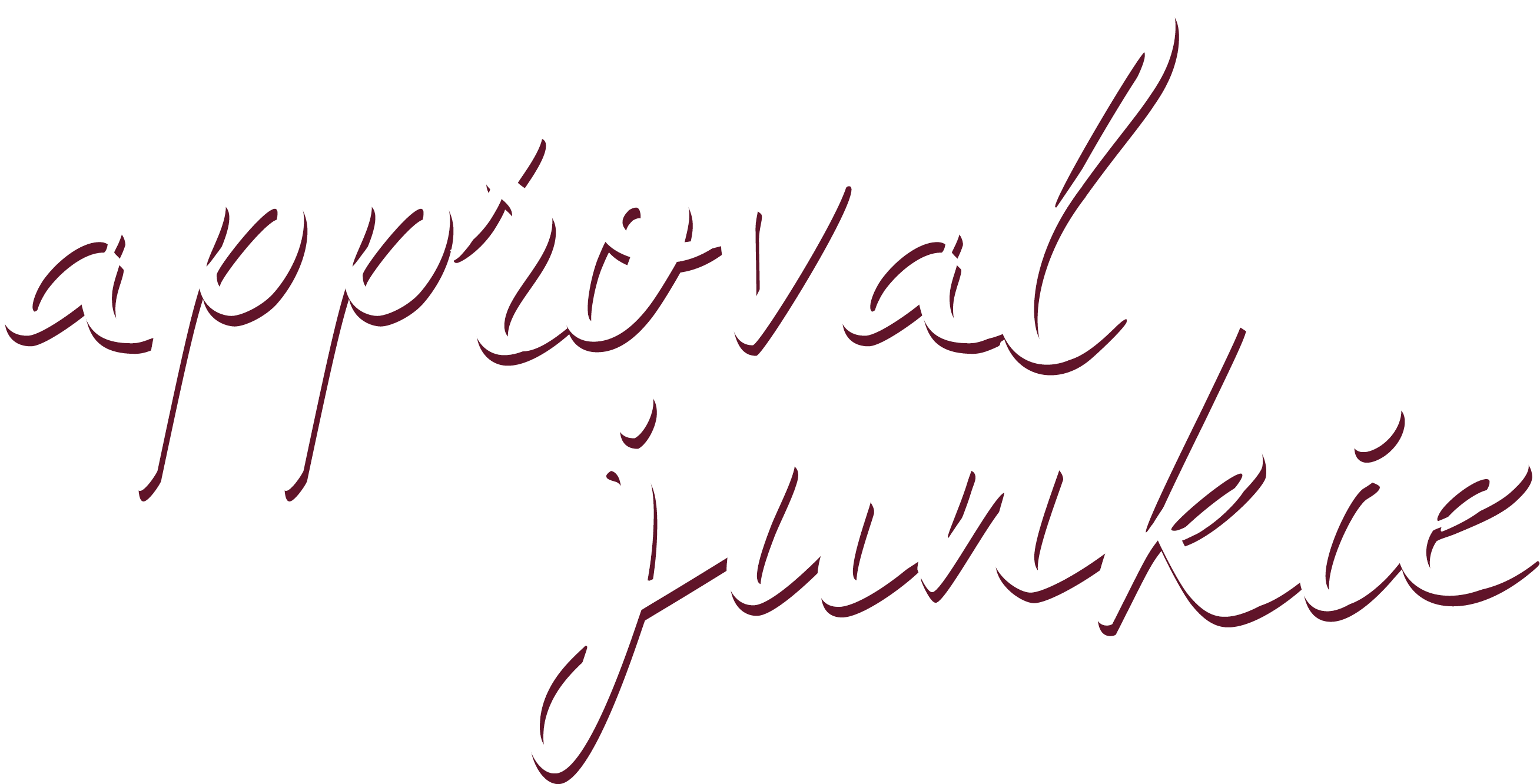 Approval - Calligraphy Clipart (2805x1498), Png Download