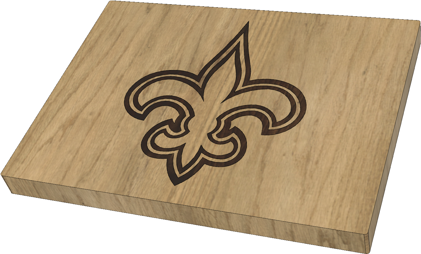 Custom Saints Cutting Board - Plywood Clipart (1920x1080), Png Download