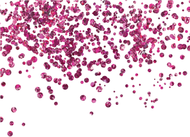Confetti Clipart Light - Transparent Pink Glitter Png (640x480), Png Download