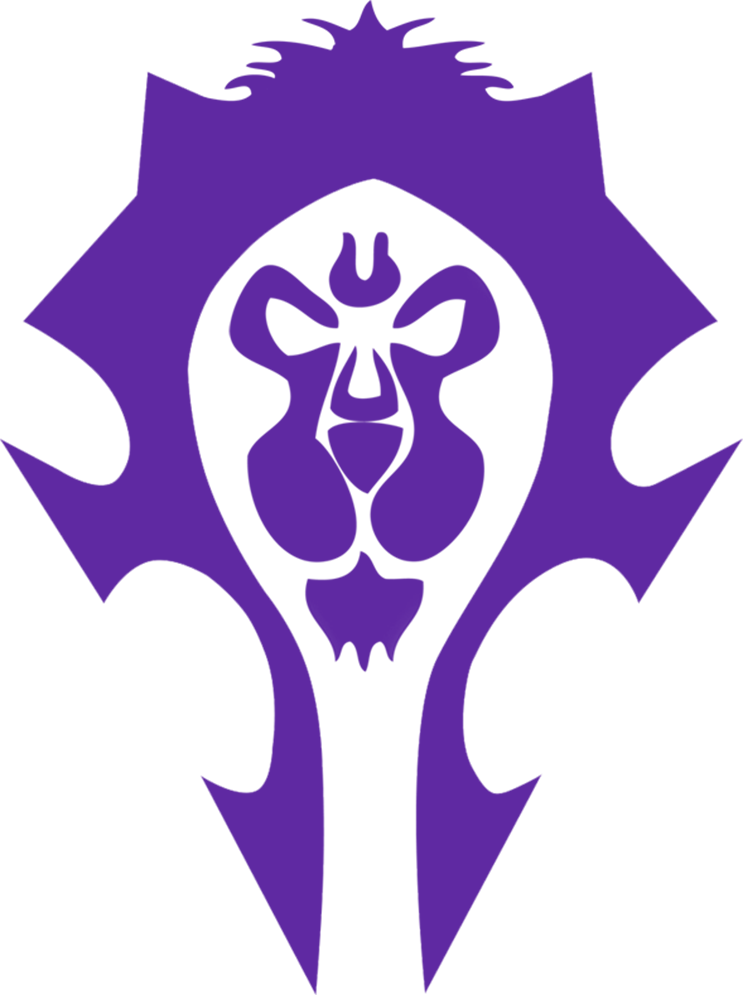 Imagehere's My Take On An Alliance X Horde Logo - World Of Warcraft Vector Clipart (743x995), Png Download