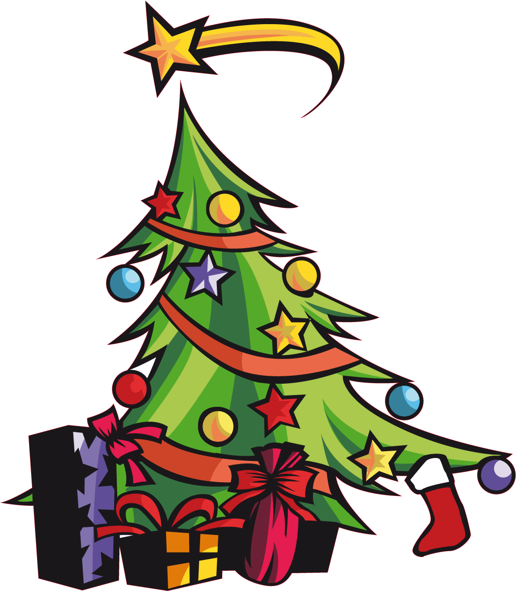 Christmas Tree - Navidad Arbol De Navidad Clipart (1047x1200), Png Download