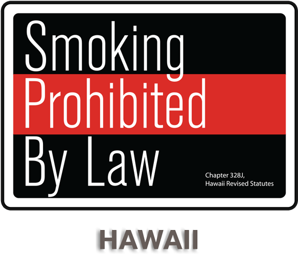 Hawaii No Smoking Sign - Graphics Clipart (600x530), Png Download