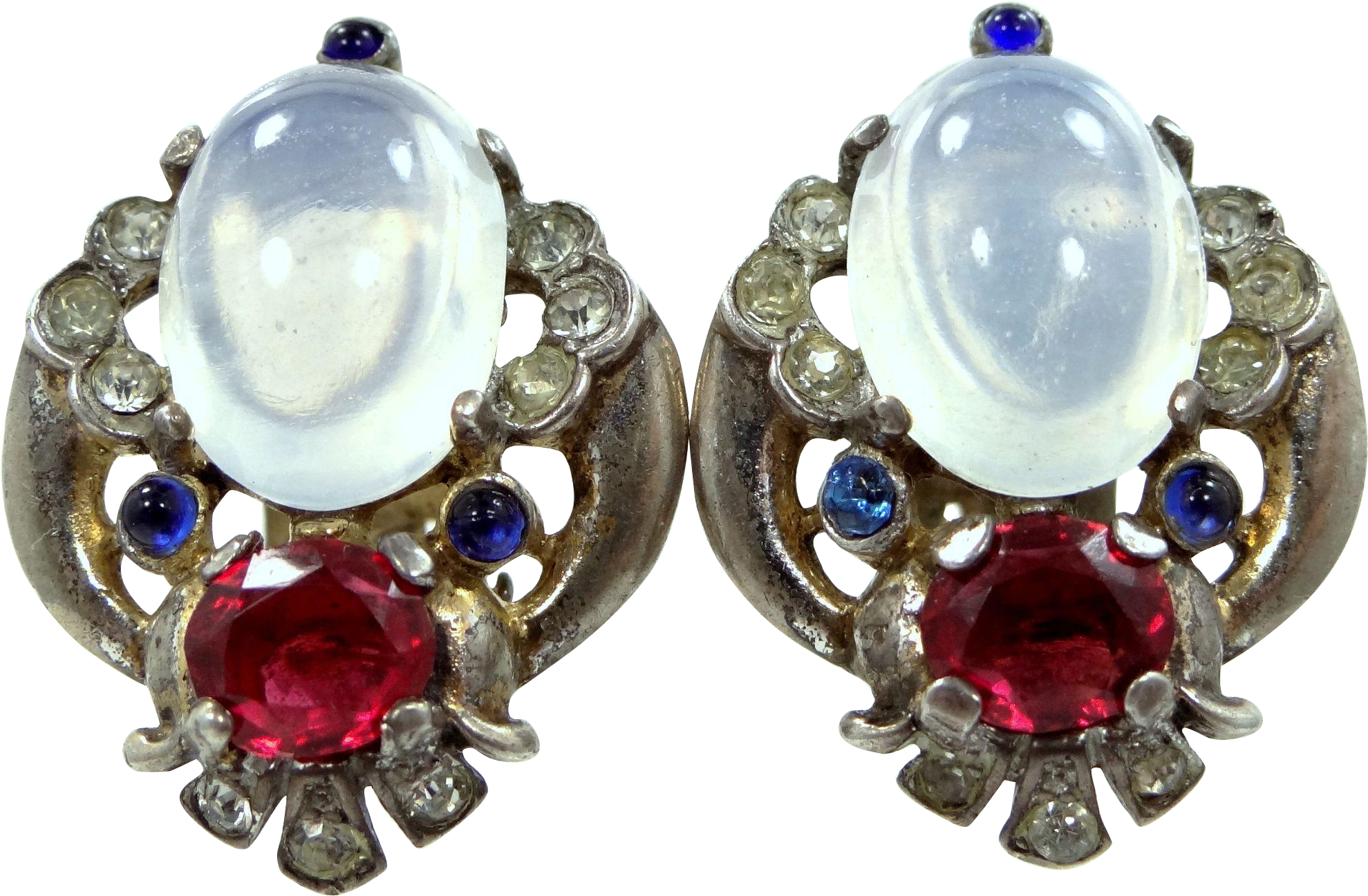 Graphic Trifari Jewels Of Tanjore - Earrings Clipart (1979x1297), Png Download