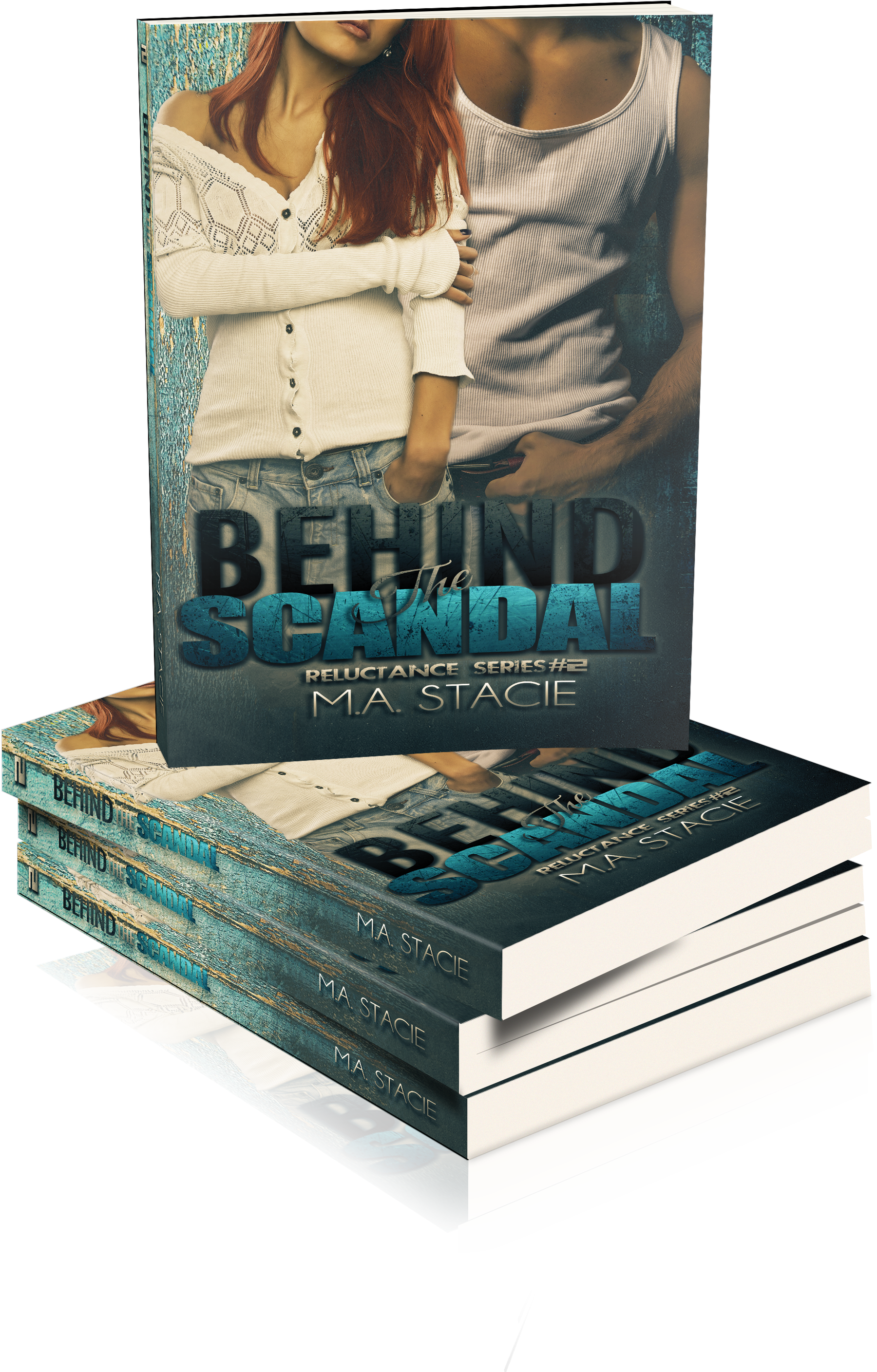 Behind The Scandal 3d Bookstack - Book Clipart (1800x2817), Png Download