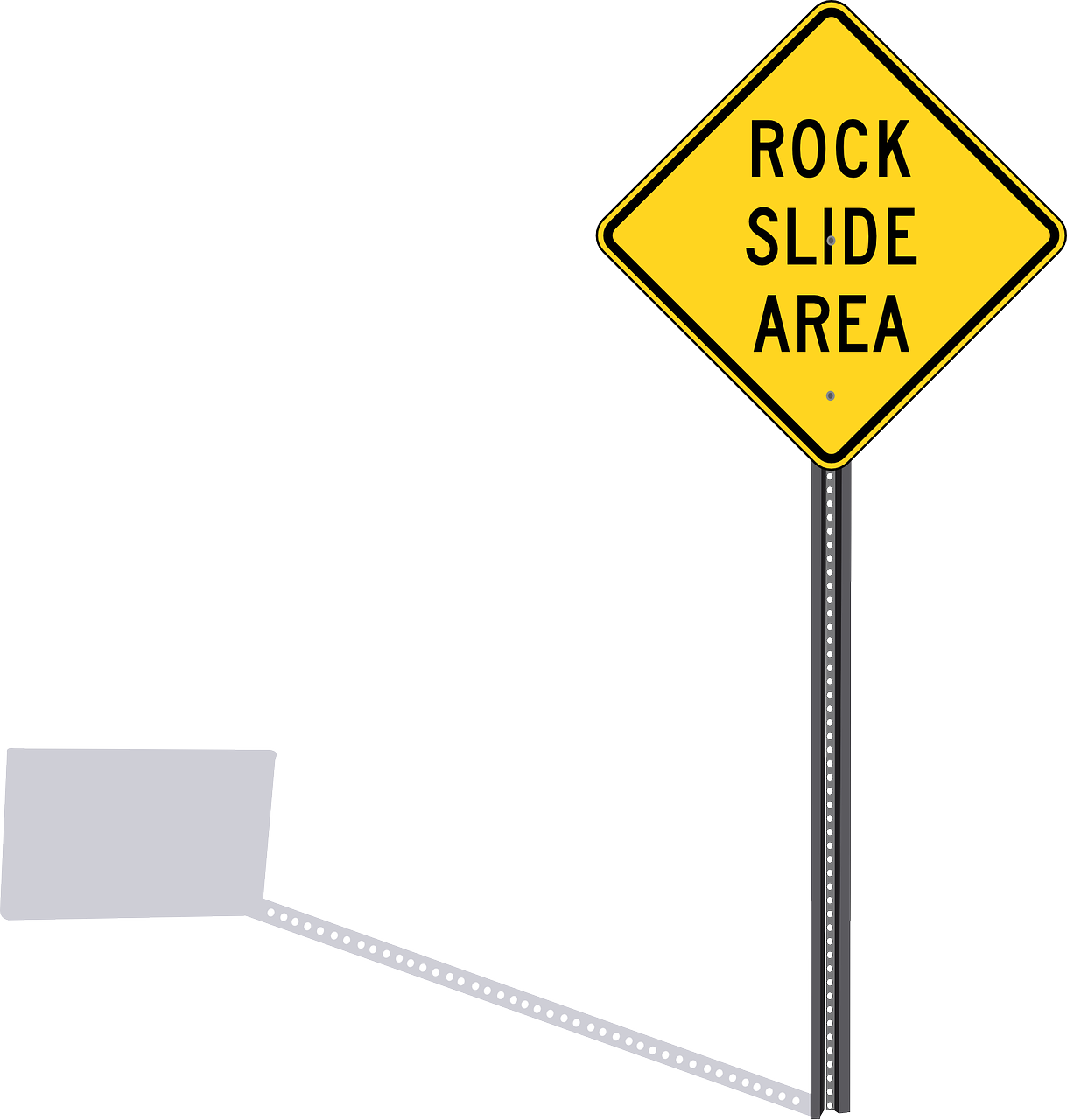 Road Slide Area Road Signs Png Image - Bus Stop Sign Board Png Clipart (1219x1280), Png Download