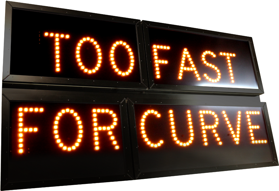 Led Customizable Road Sign - Led Road Traffic Signs Clipart (1000x1000), Png Download