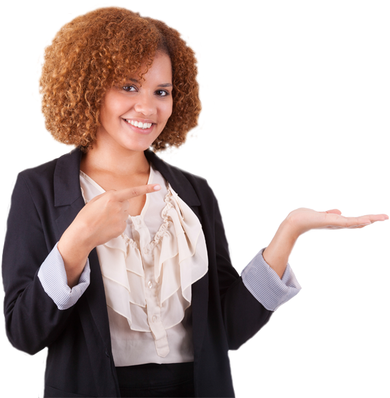 What Makes This The Most Outrageously-inspiring, Affordable - Black Person Pointing Png Clipart (576x580), Png Download