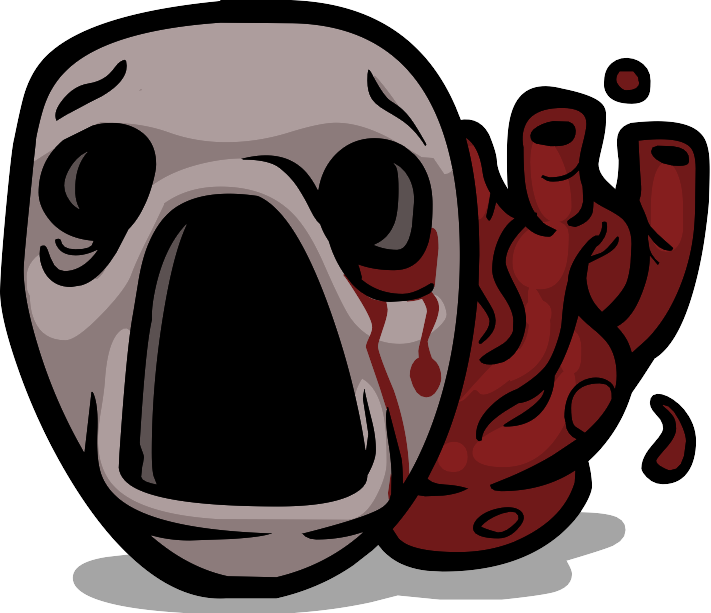 Mask Of Infamy Photo - Binding Of Isaac Mask Of Infamy Clipart (711x613), Png Download