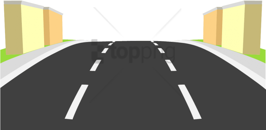 Free Png Road Png Png Image With Transparent Background - Straight Road Png Clipart (850x479), Png Download