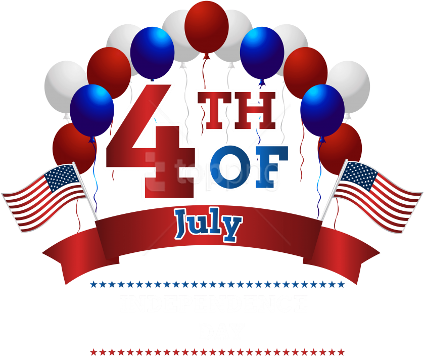 Free Png Happy Independence Day 4th July Png Image - Happy 4th Of July Png Clipart (850x713), Png Download