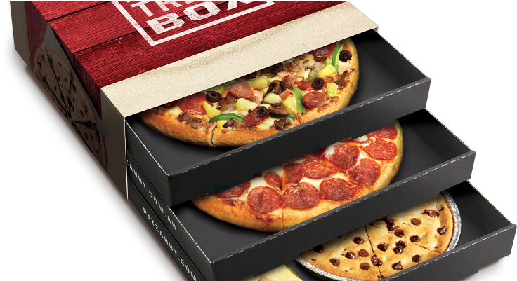 Head To Your Favourite 'hut Spot' This Summer With - Pizza Hut Family Box Clipart (800x400), Png Download