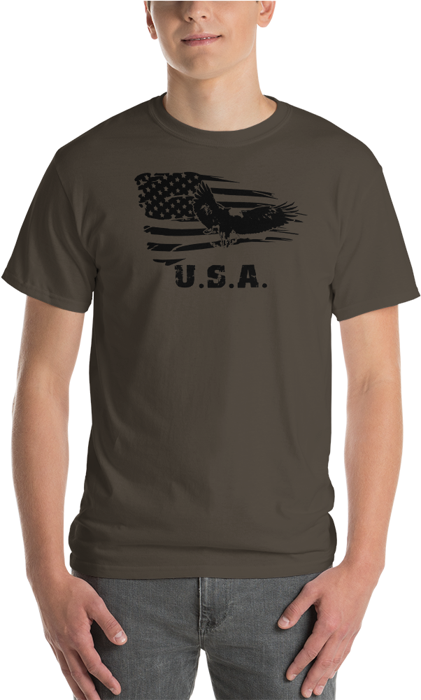 American Flag & Eagle - Afghanistan Teshurt Clipart (1000x1000), Png Download