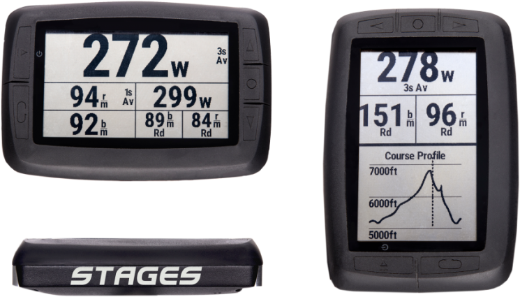 Stages Cycling Launches Gps Computer And Cloud-based - Led Display Clipart (880x749), Png Download
