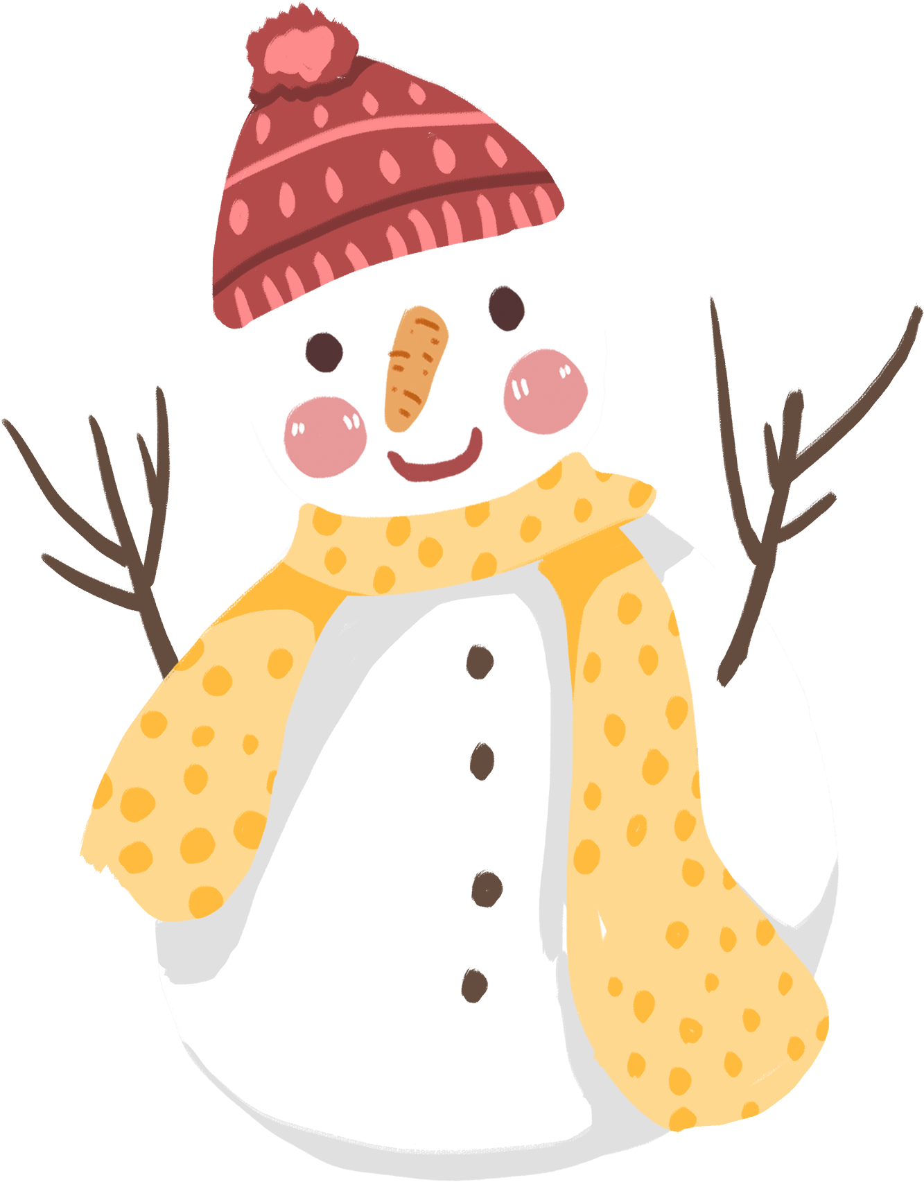 Hand Drawn Winter Illustration Fresh Png And Psd - Illustration Clipart (2000x2000), Png Download