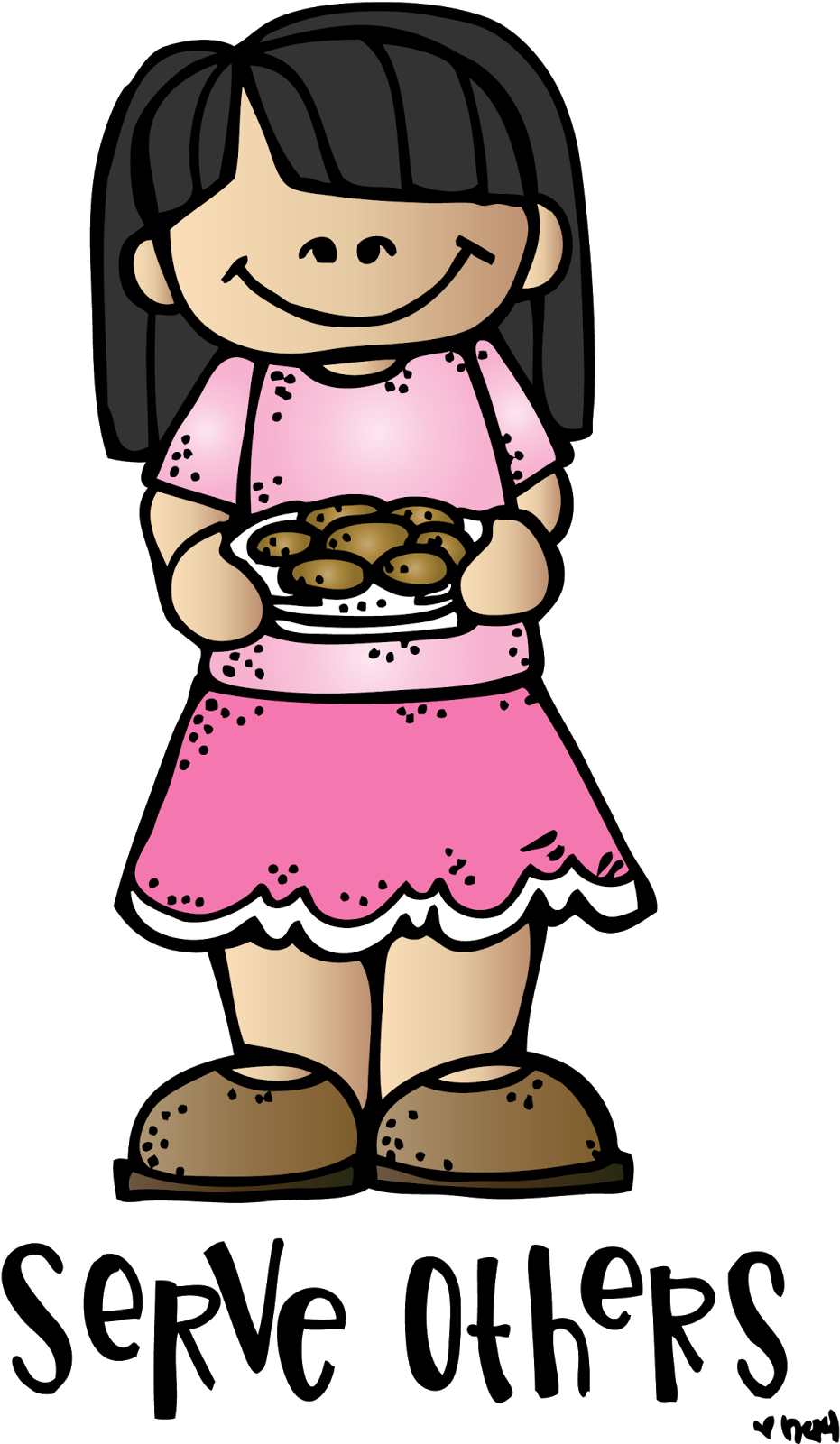 Melonheadz Lds Illustrating Holy Ghost Talk, Lds Clipart, - Serve Others Clipart - Png Download (938x1600), Png Download