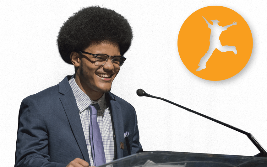 25th Anniversary Achieve Gala - Public Speaking Clipart (850x533), Png Download