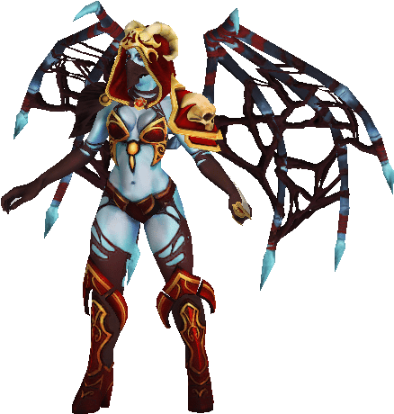 Queen Of Pain Set Dota 2 Clipart (616x543), Png Download