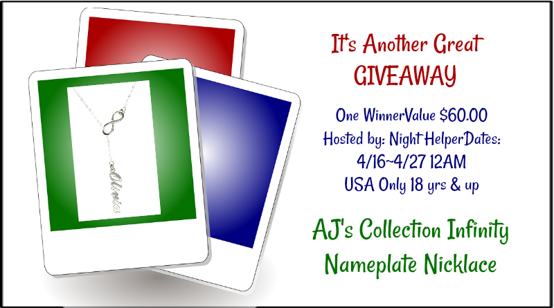 Aj's Collection Infinity Name Plate Necklace Giveaway - Gallery Icon Clipart (800x445), Png Download